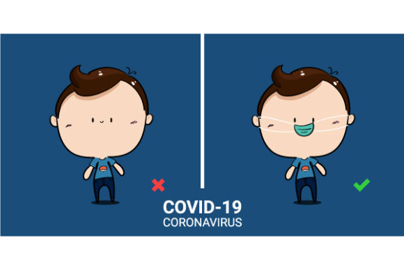 Download Character Design: Covid19 Wearing a Mask - Covid19 Collection