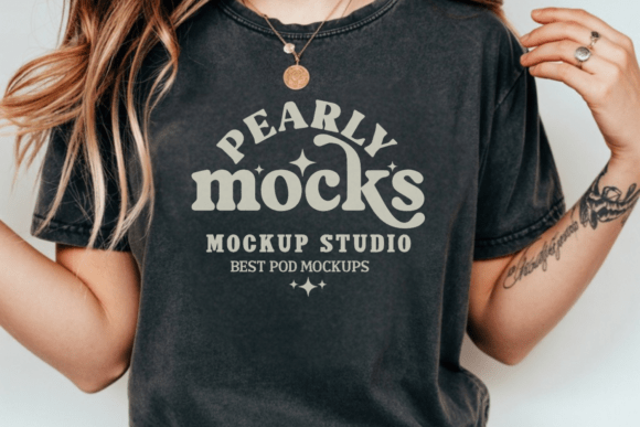 Download Comfort Colors 1717 Pepper Tshirt Mockup - Mockup Collection