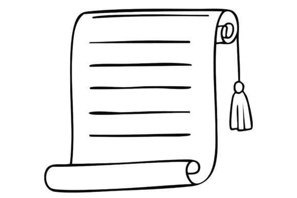 Download Diploma Academic Symbol Outline - Diploma Collection