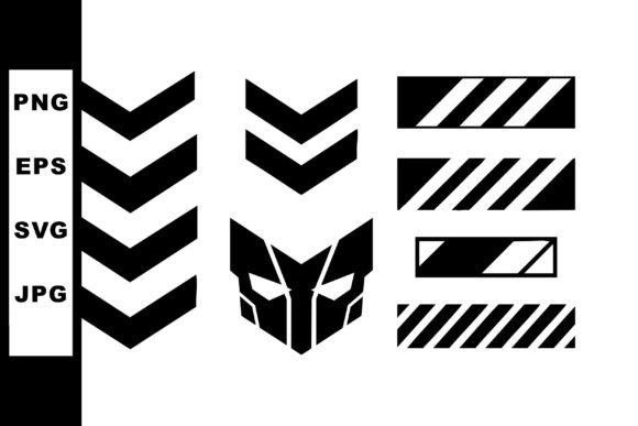 Download Black Chevron Arrows and Striped Warning - Arrow Collection