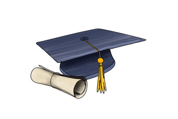 Download Graduation Cap and Diploma - Premium Bundle