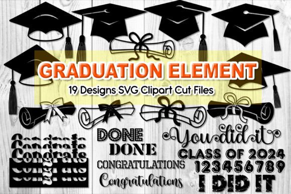 Download Graduation Cap &amp; Diploma SVG Clipart - Premium Resources