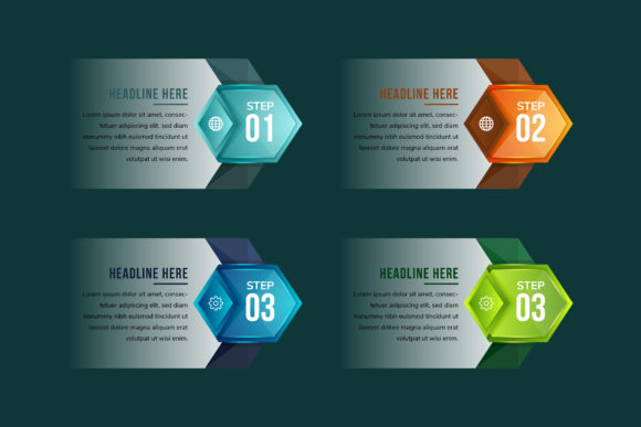 Download Arrow Infographic Hexagon Transparency - Arrow Collection