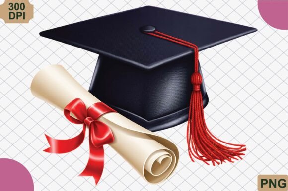 Download Graduation Cap with Diploma PNG - Premium Resources