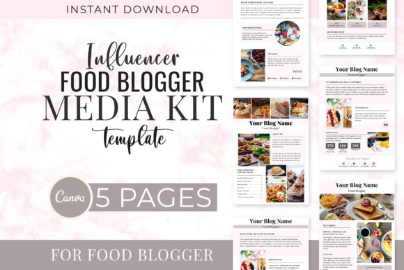 Download Influencer Food Blogger Media Kit - Flu Collection